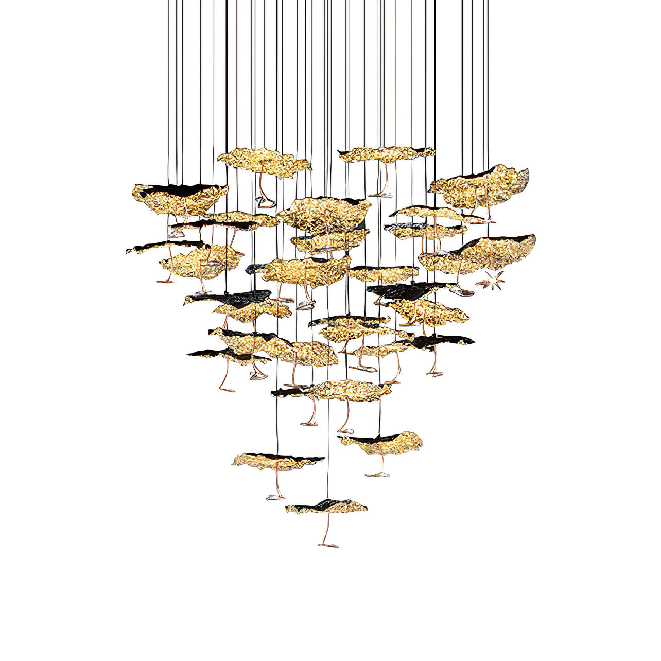 Brass Aviary Constellation Chandelier - Nuvé