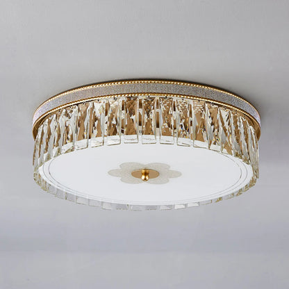 Golden Crystal Ceiling Lamp - Nuvé