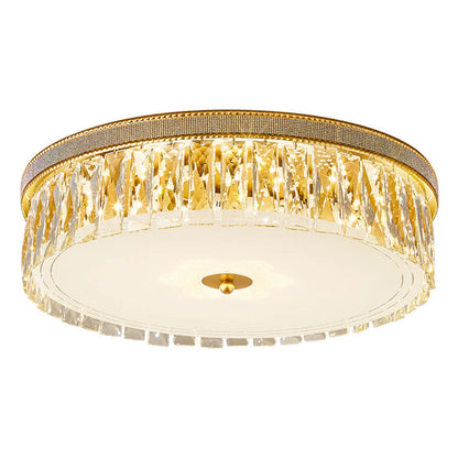 Golden Crystal Ceiling Lamp - Nuvé