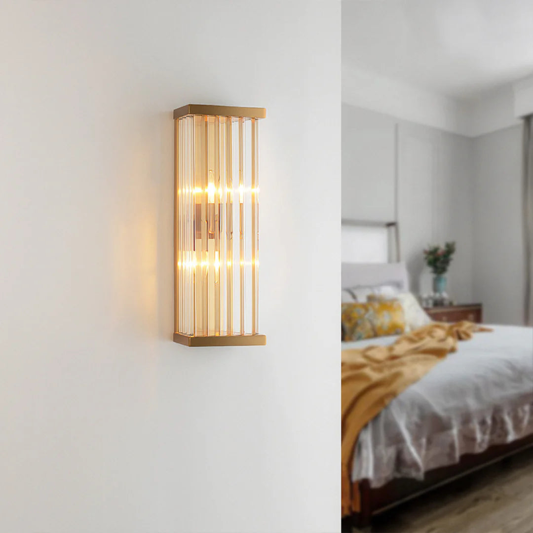 Golden Crystal Wall Lamp - Nuvé