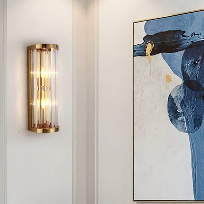 Golden Crystal Wall Lamp - Nuvé