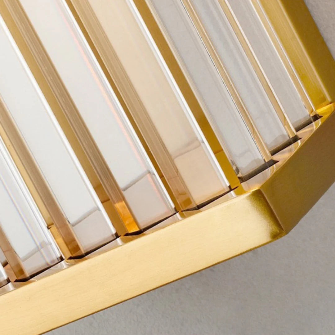 Golden Crystal Wall Lamp - Nuvé