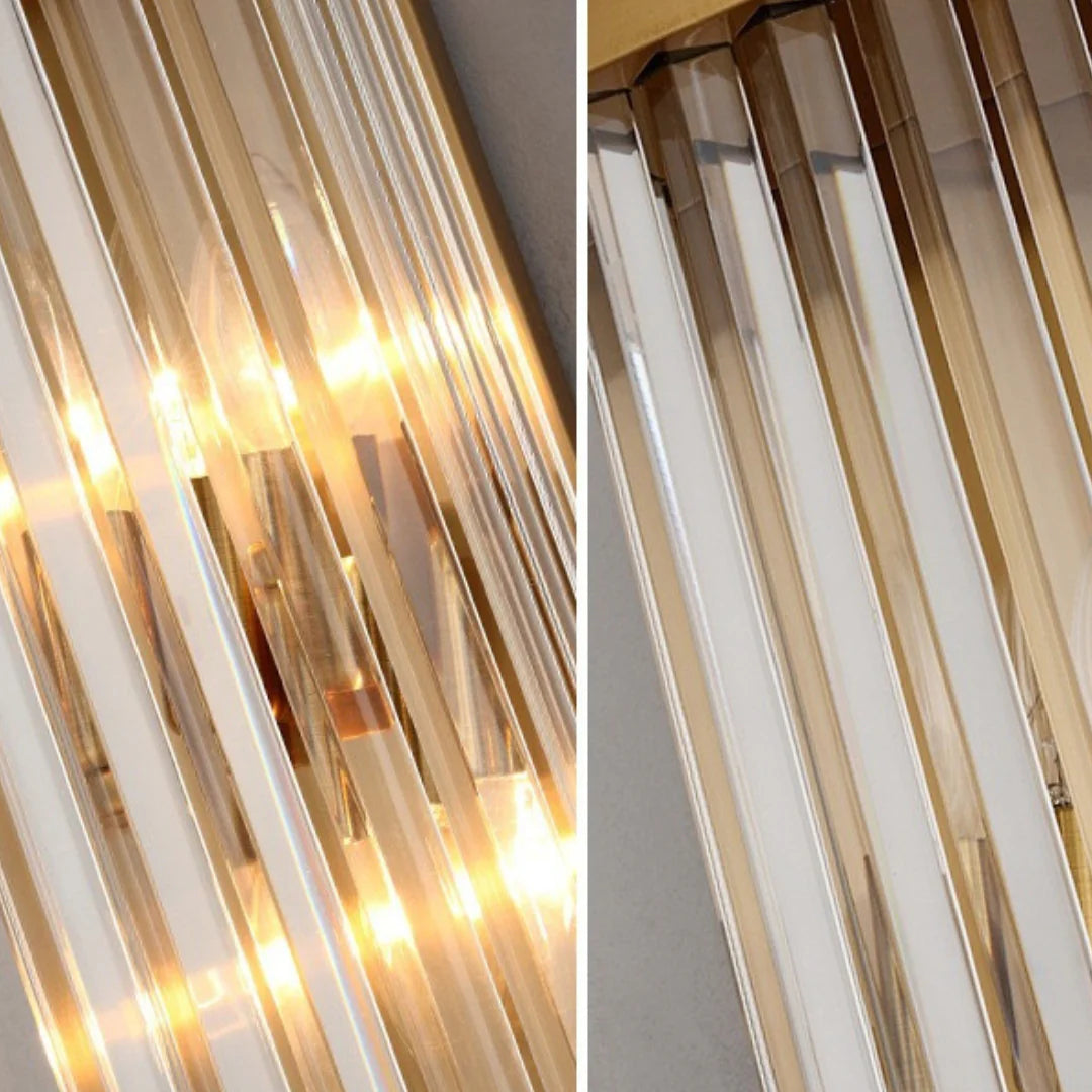 Golden Crystal Wall Lamp - Nuvé