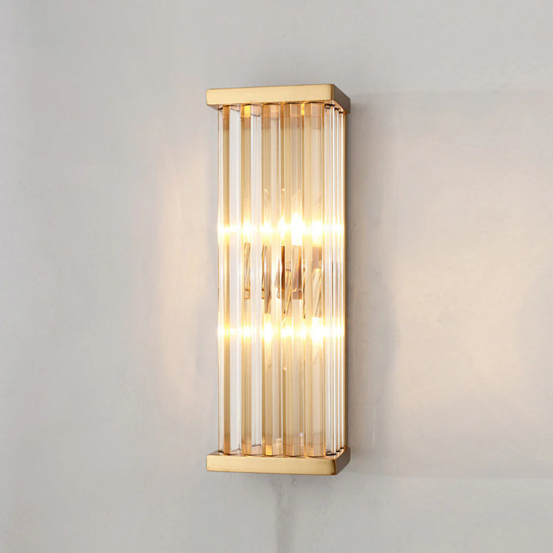 Golden Crystal Wall Lamp - Nuvé