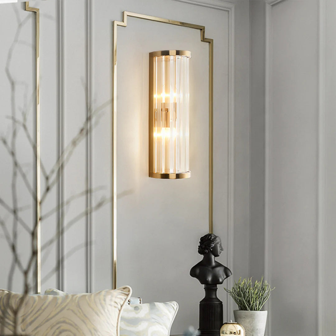 Golden Crystal Wall Lamp - Nuvé