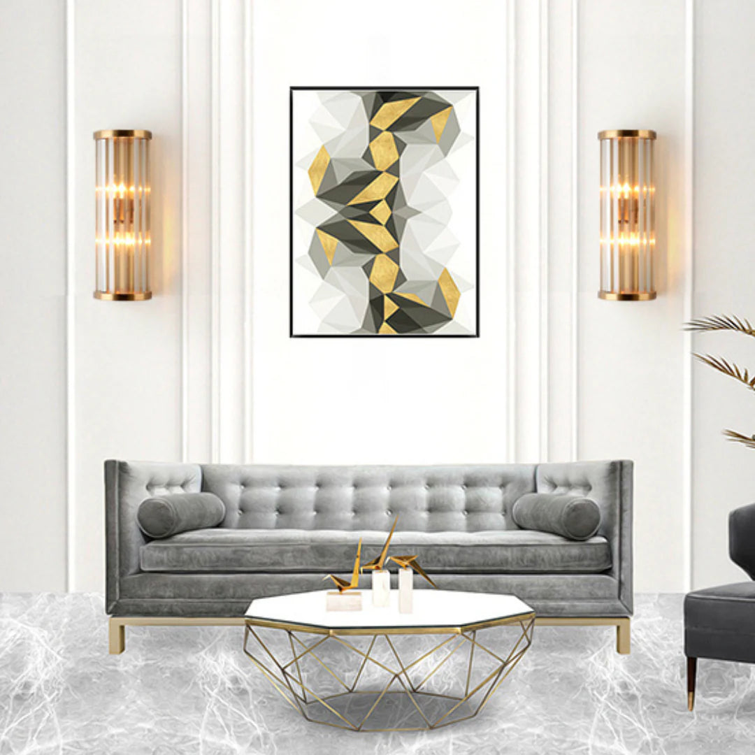 Golden Crystal Wall Lamp - Nuvé