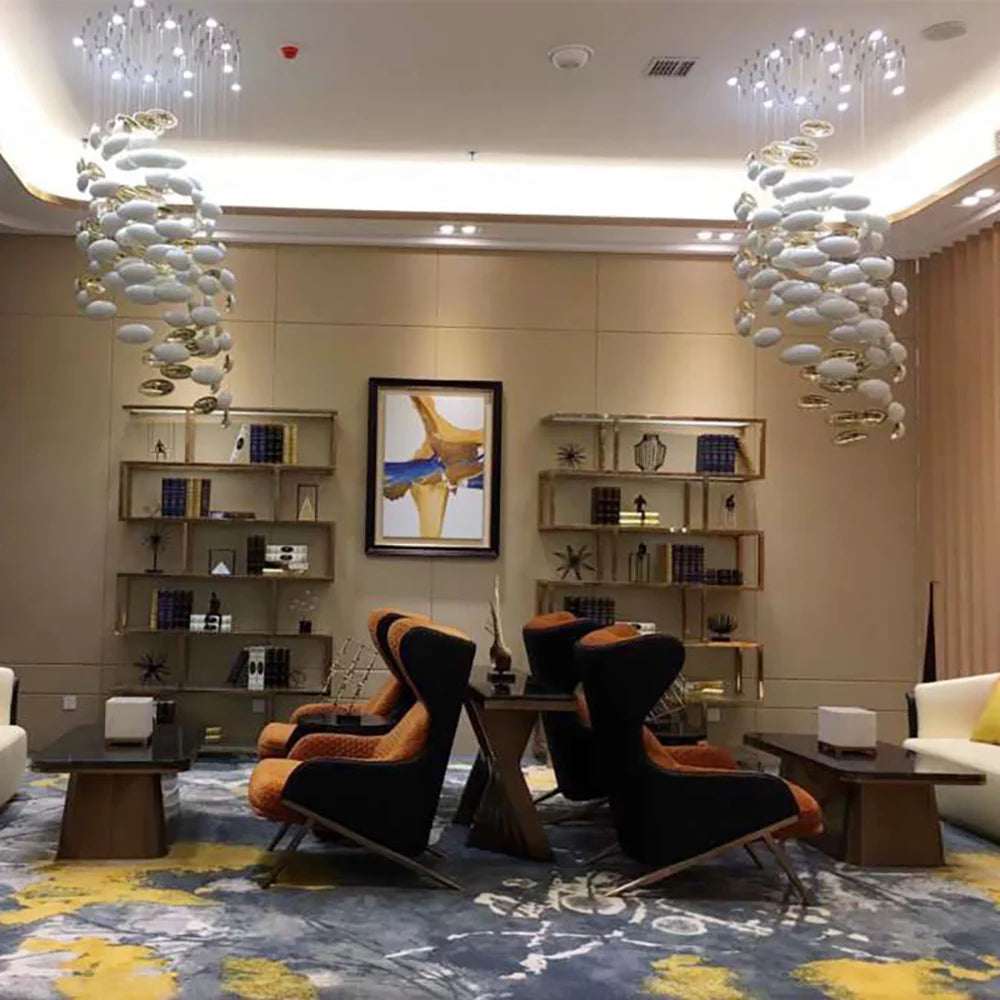 Golden Dragon Egg Chandelier - Nuvé