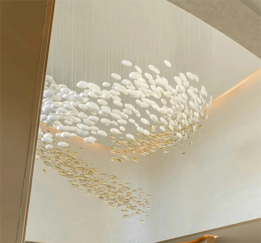 Golden Dragon Egg Chandelier - Nuvé