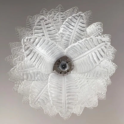 Gorgeous Murano Felci Transparent Glass Chandelier - Nuvé