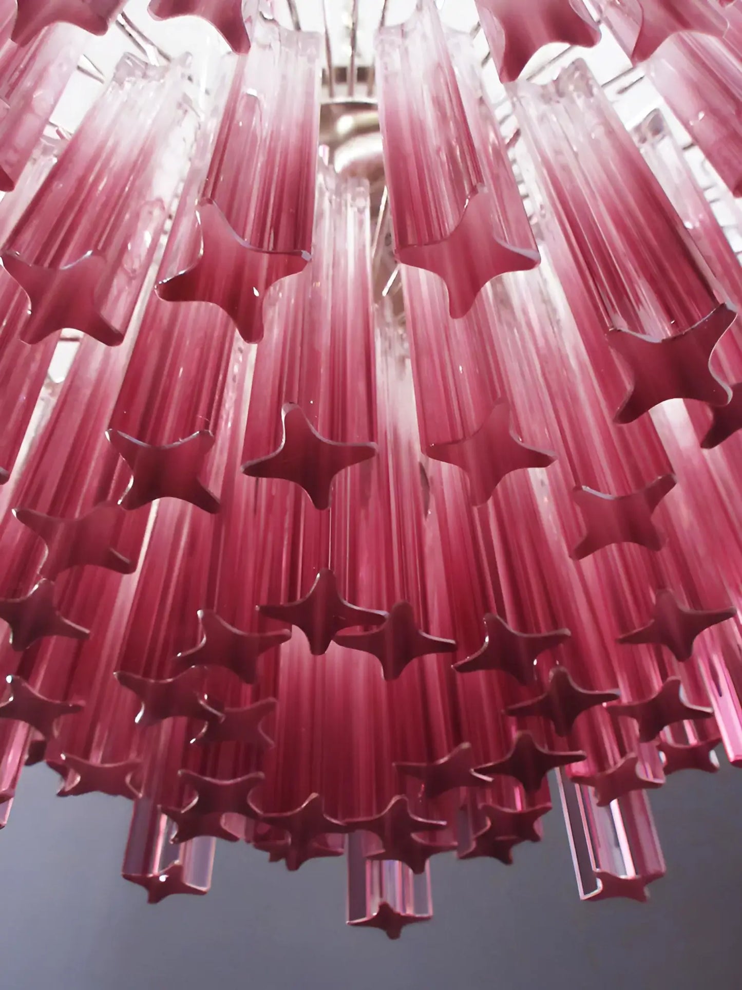 Gorgeous Murano Quadriedri Prisms Chandelier - Nuvé