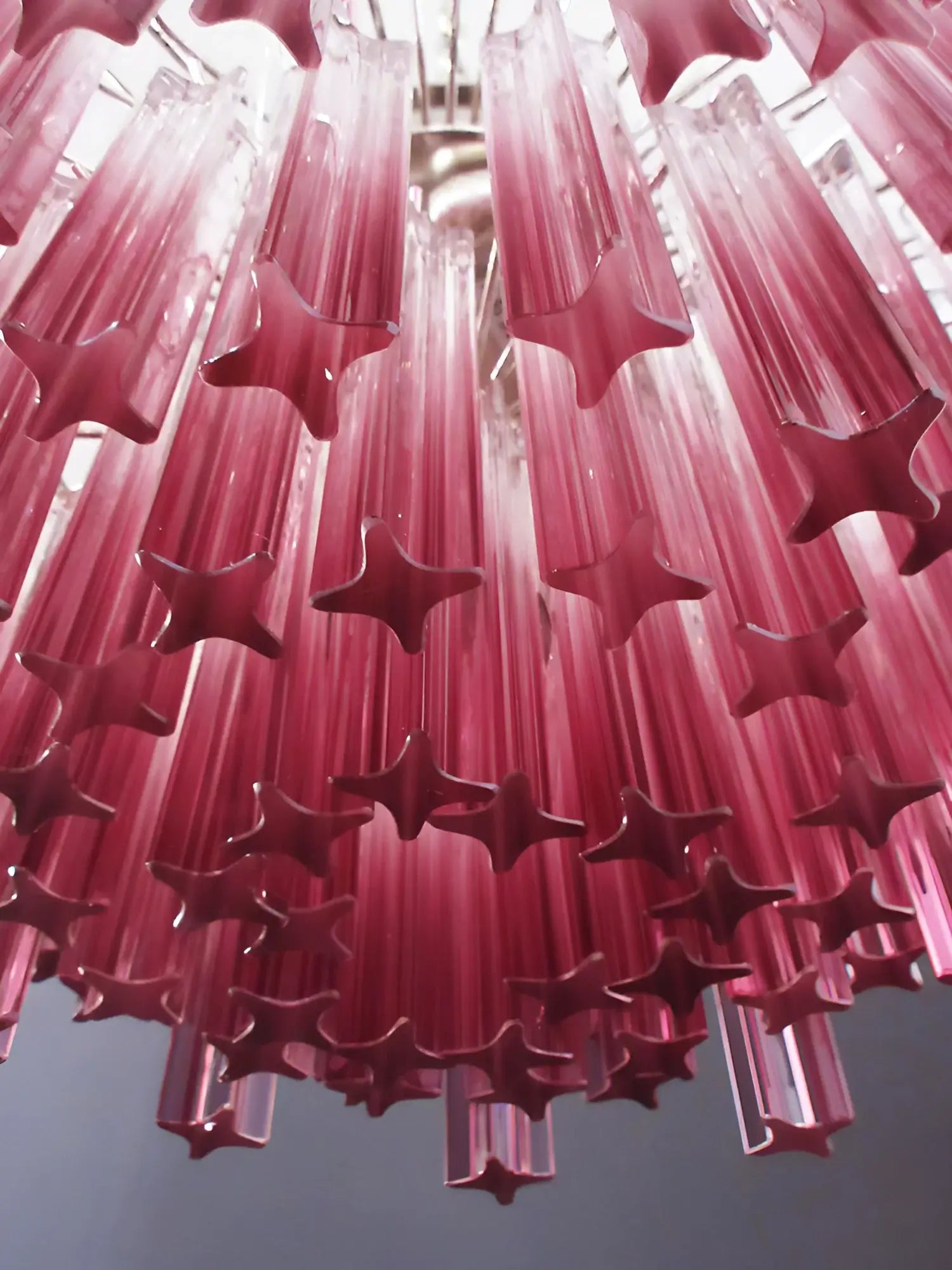 Gorgeous Murano Quadriedri Prisms Chandelier - Nuvé