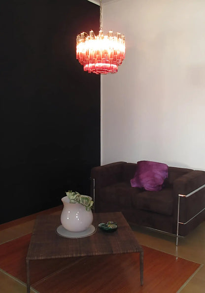 Gorgeous Murano Quadriedri Prisms Chandelier - Nuvé
