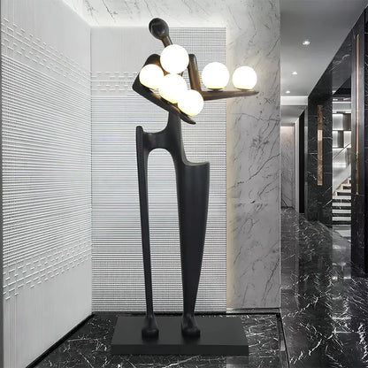 Greeter Sculpture Figure Floor Lamp - Nuvé