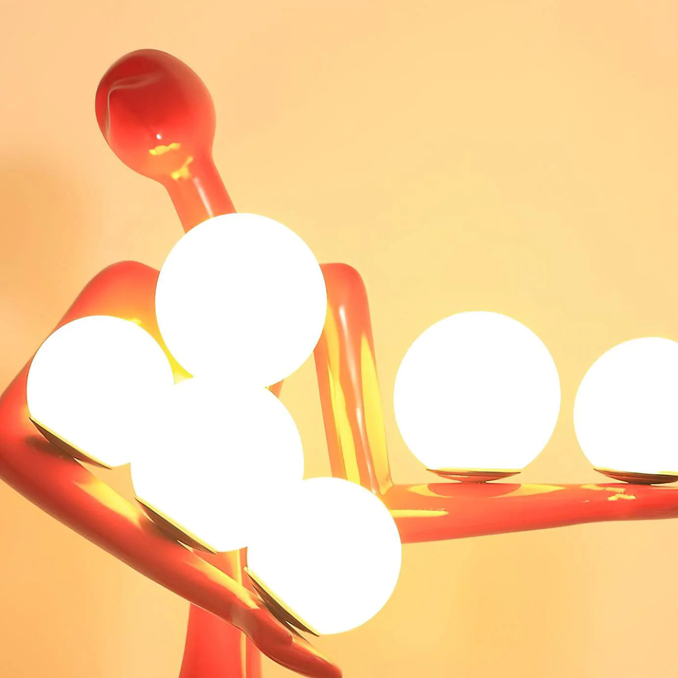 Greeter Sculpture Figure Floor Lamp - Nuvé