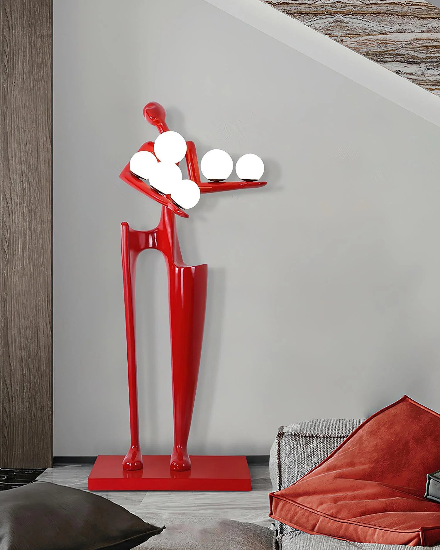 Greeter Sculpture Figure Floor Lamp - Nuvé