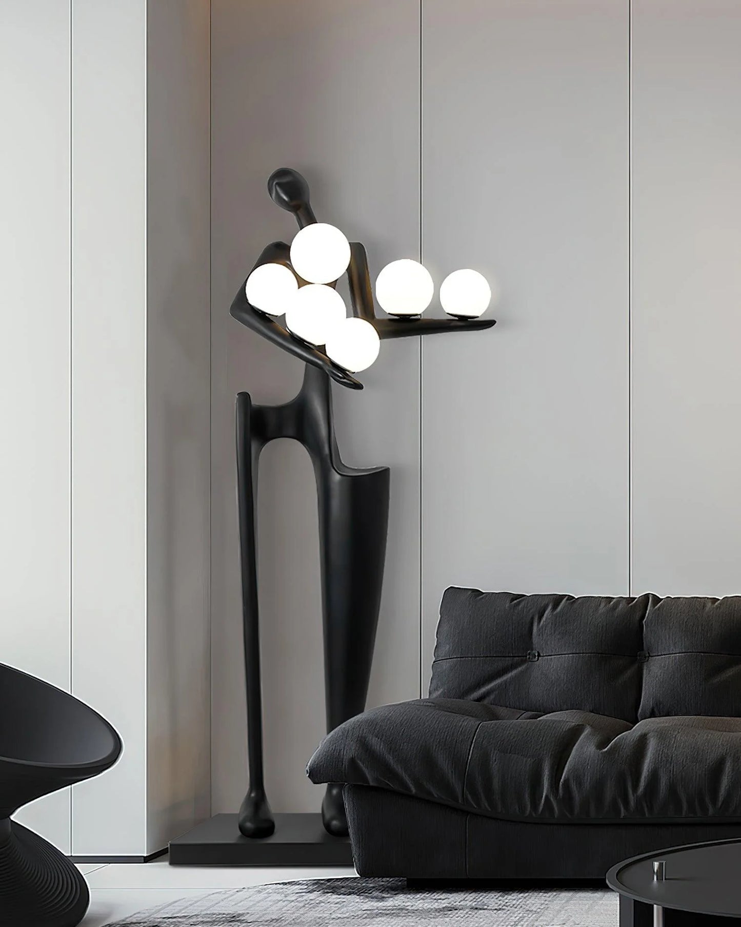 Greeter Sculpture Figure Floor Lamp - Nuvé