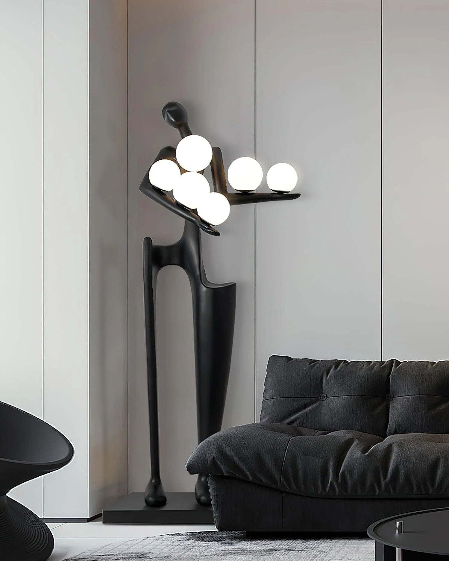 Greeter Sculpture Figure Floor Lamp - Nuvé