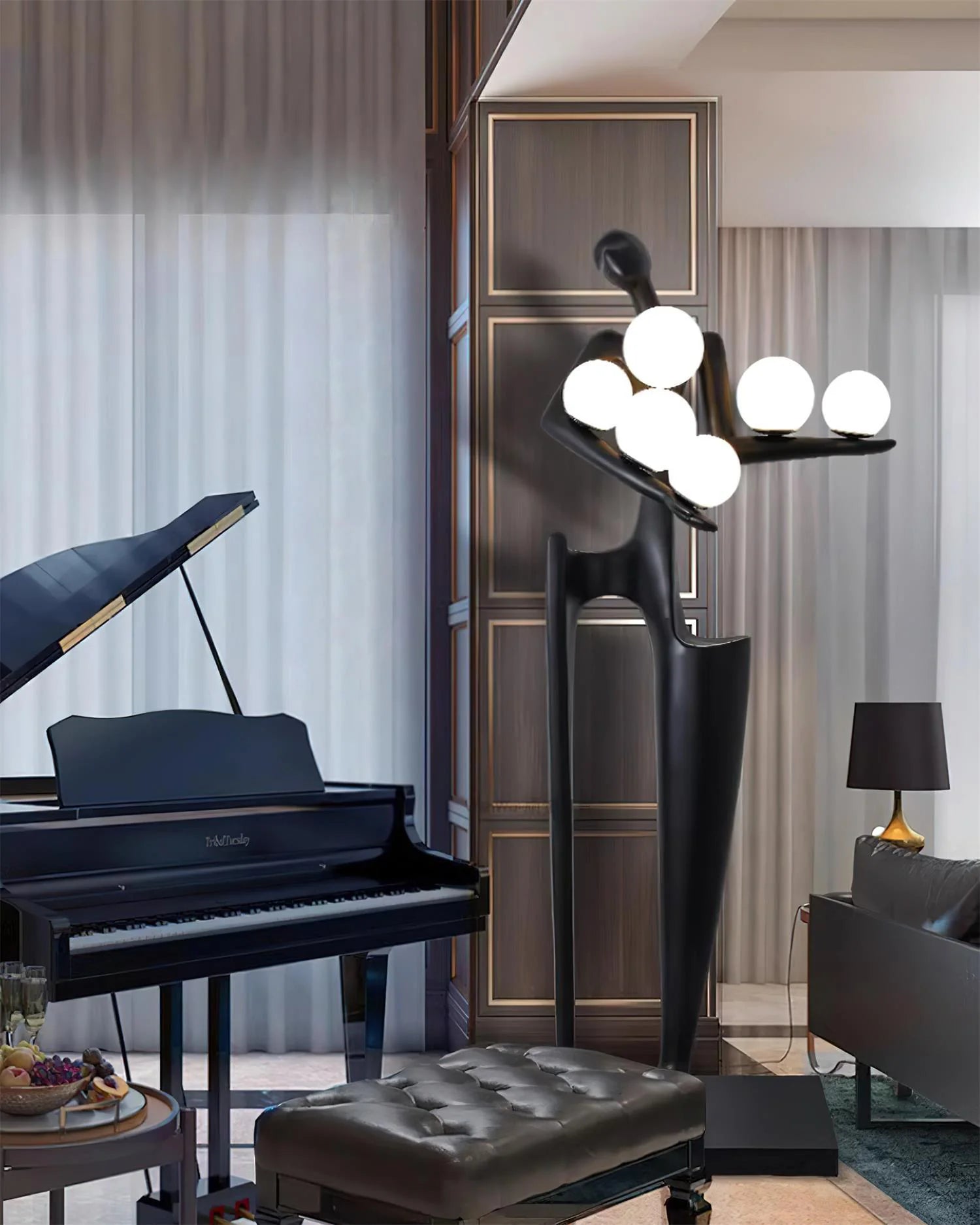 Greeter Sculpture Figure Floor Lamp - Nuvé