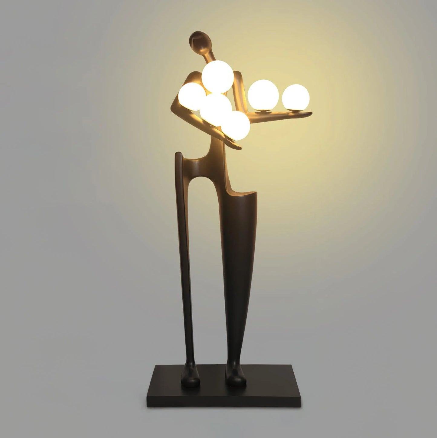 Greeter Sculpture Figure Floor Lamp - Nuvé