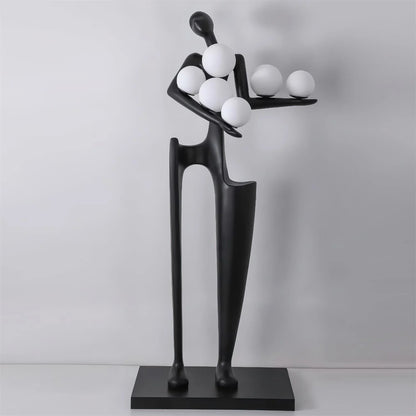 Greeter Sculpture Figure Floor Lamp - Nuvé