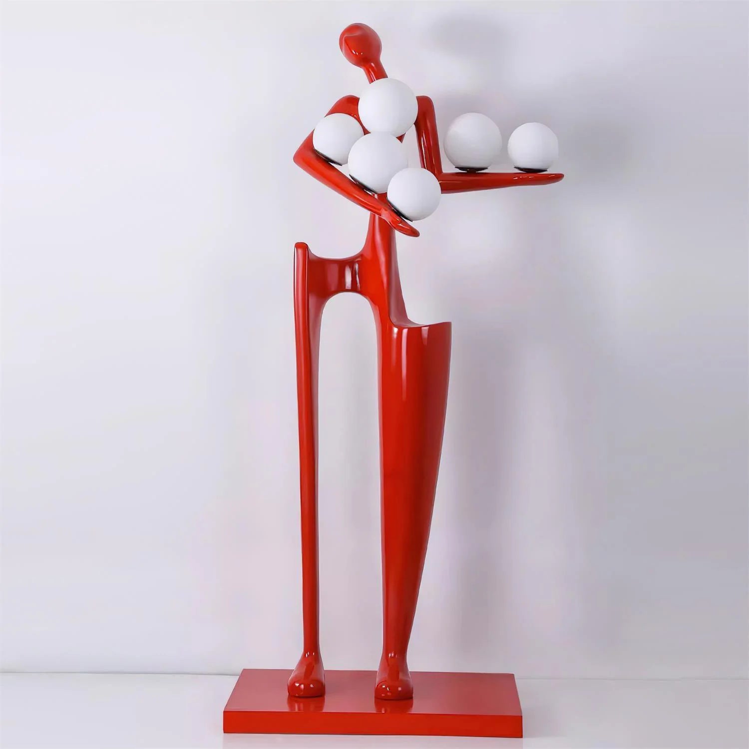 Greeter Sculpture Figure Floor Lamp - Nuvé