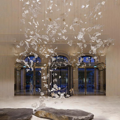 Maple Leaf Glass Chandelier - Nuvé