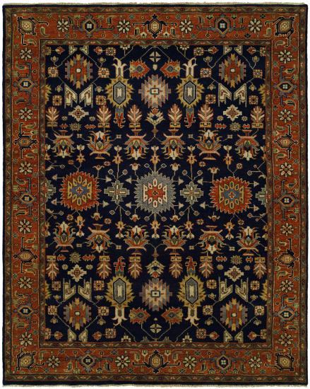 Indo-Persian (6x9) navy/rust - Nuvé
