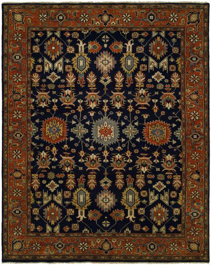 Indo-Persian (6x9) navy/rust - Nuvé