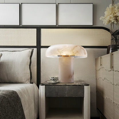 Modern Alabaster Habros Table Lamp - Nuvé