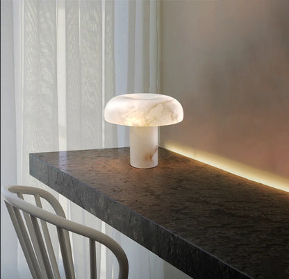 Modern Alabaster Habros Table Lamp - Nuvé
