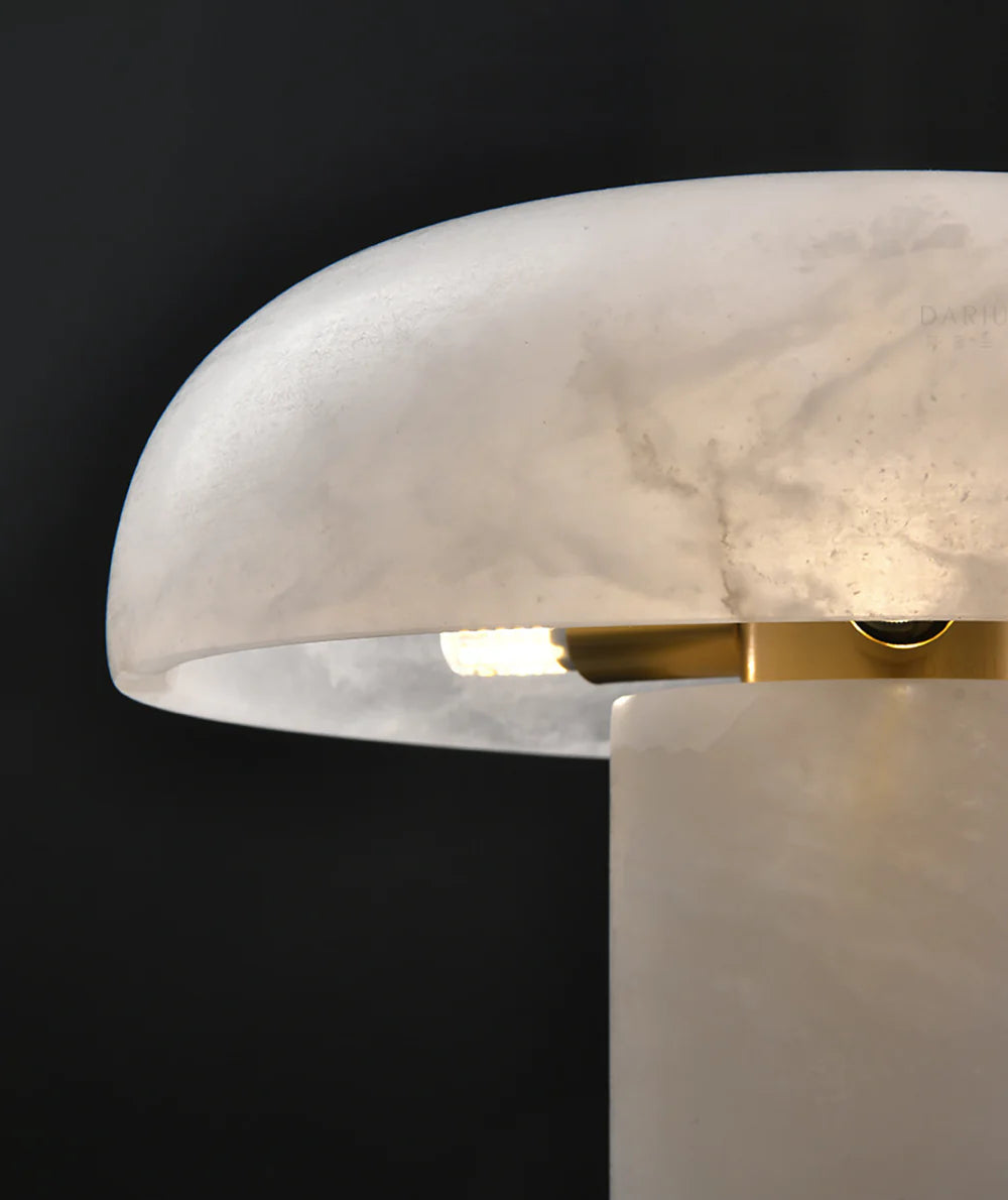 Modern Alabaster Habros Table Lamp - Nuvé