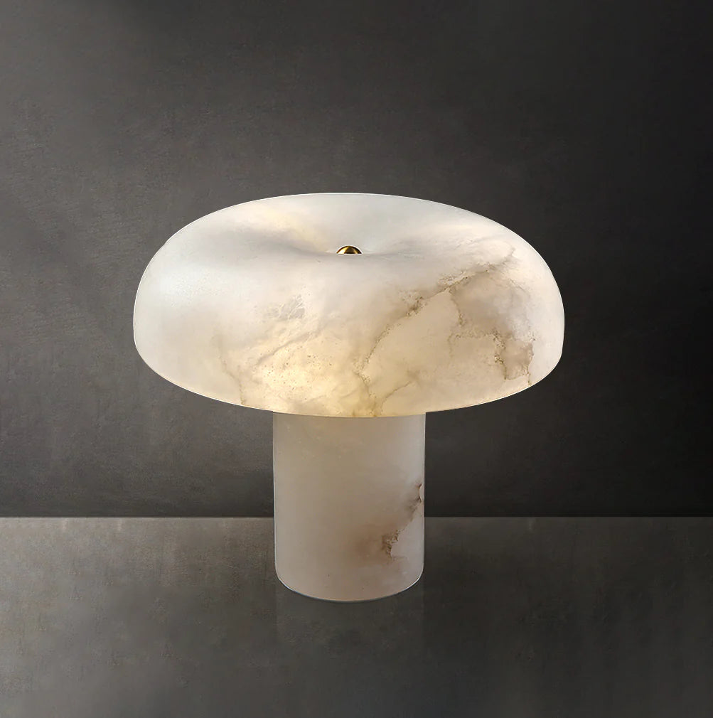 Modern Alabaster Habros Table Lamp - Nuvé