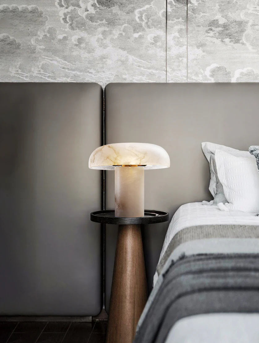 Modern Alabaster Habros Table Lamp - Nuvé