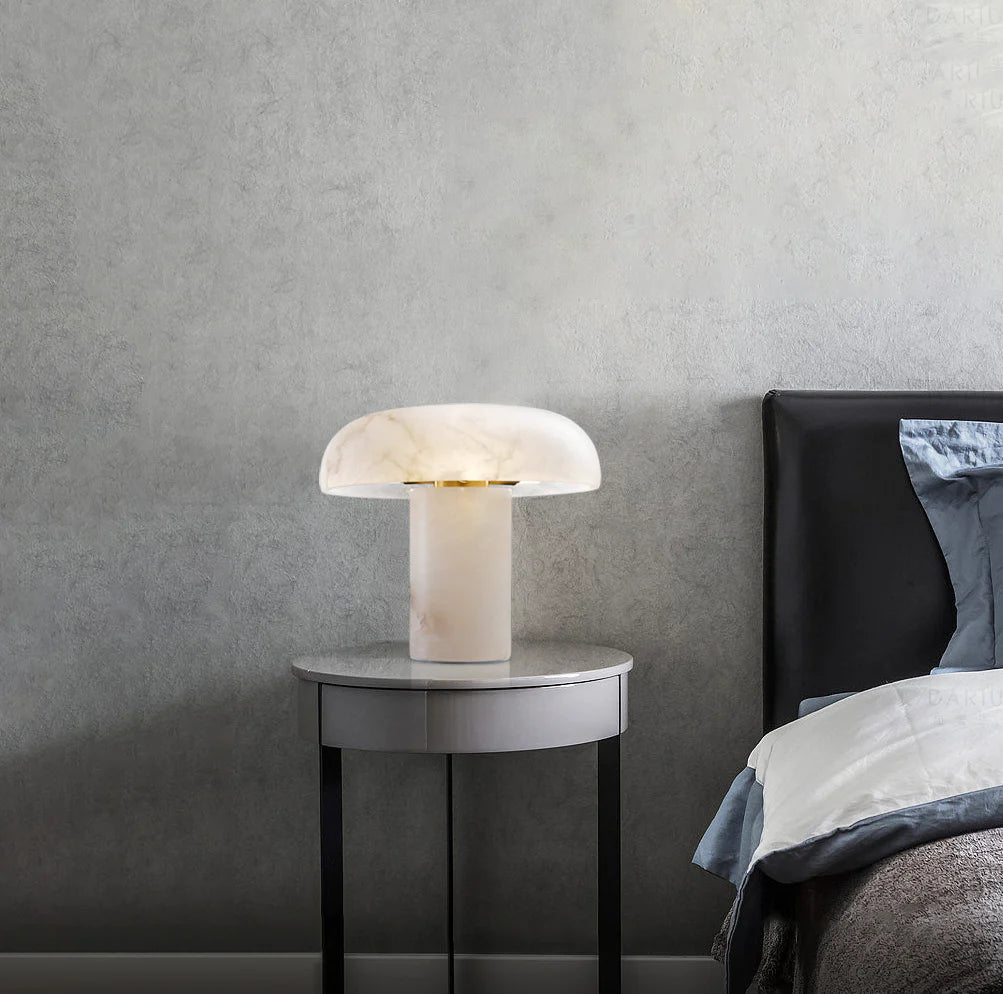 Modern Alabaster Habros Table Lamp - Nuvé