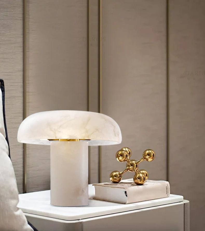 Modern Alabaster Habros Table Lamp - Nuvé