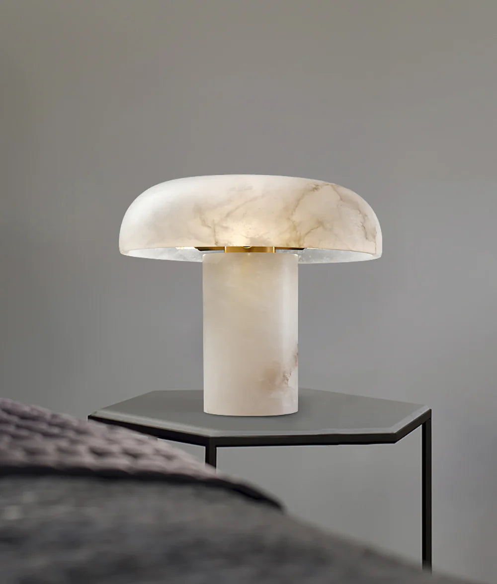 Modern Alabaster Habros Table Lamp - Nuvé