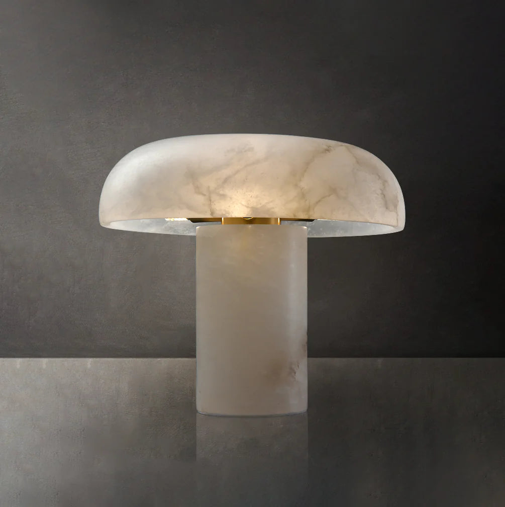 Modern Alabaster Habros Table Lamp - Nuvé