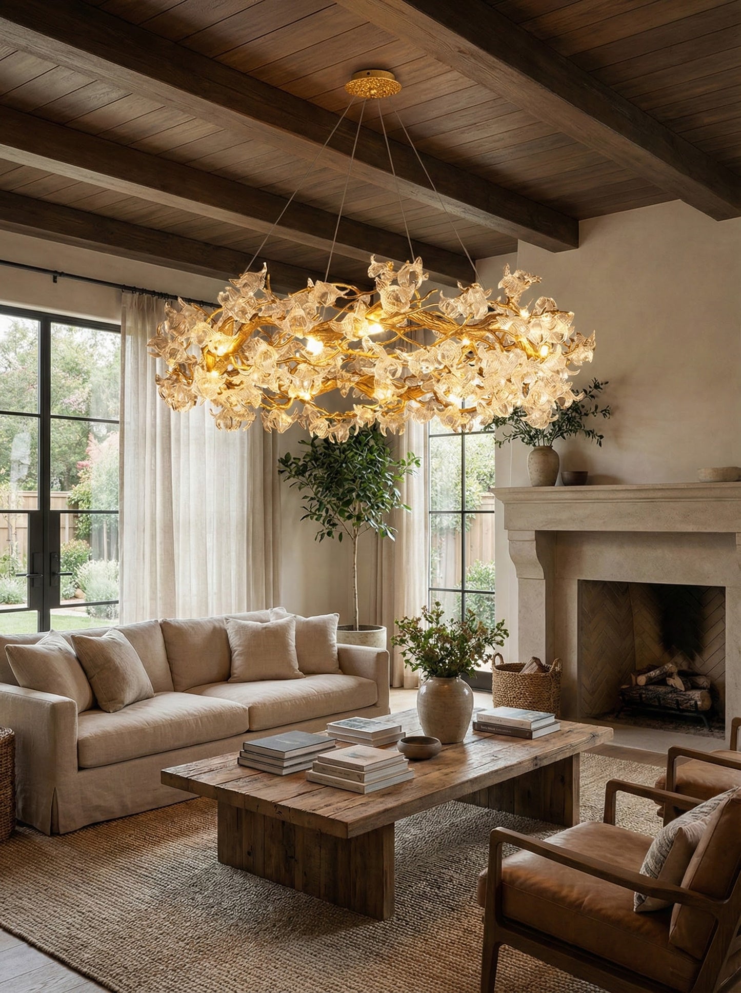 Hibiscus Flower Chandelier - Nuvé