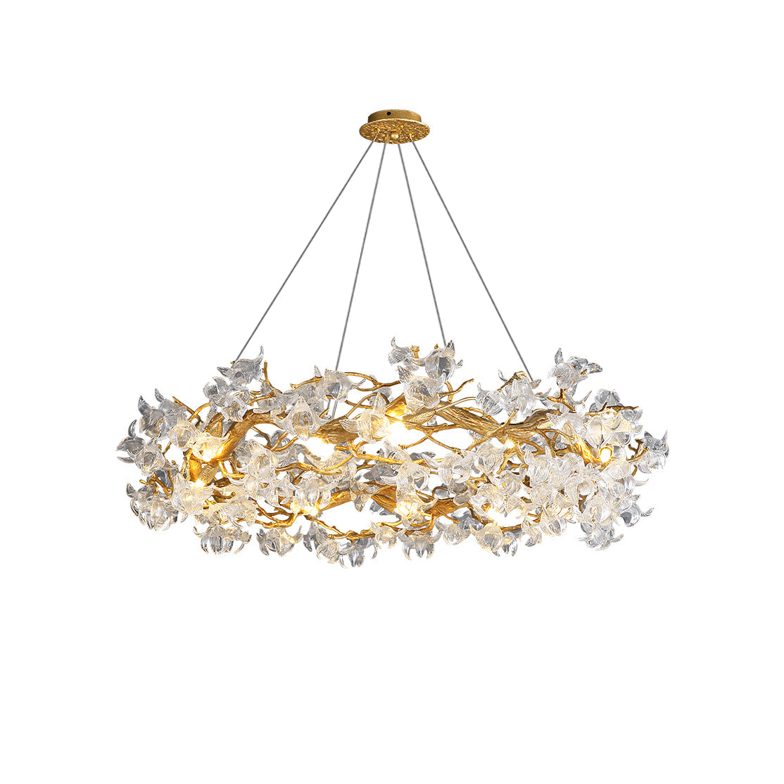 Hibiscus Flower Chandelier - Nuvé