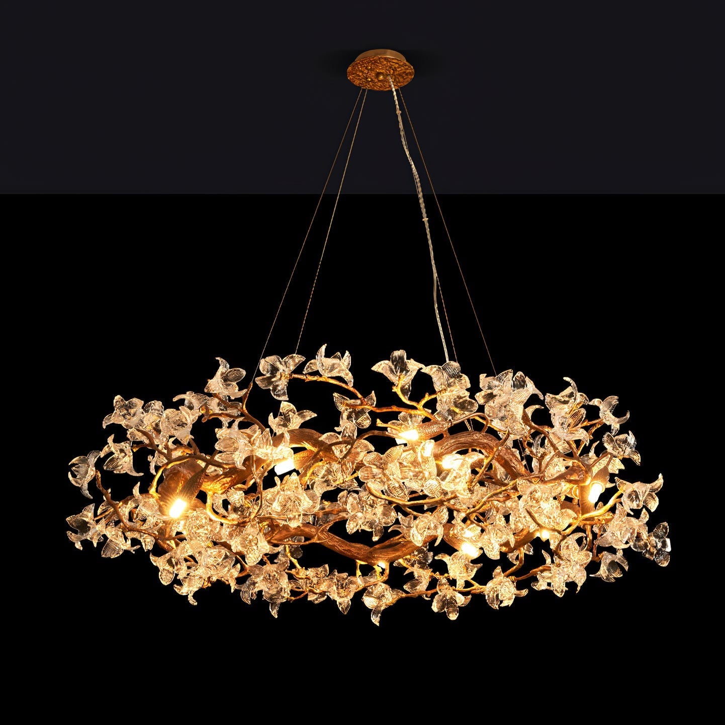 Hibiscus Flower Chandelier - Nuvé