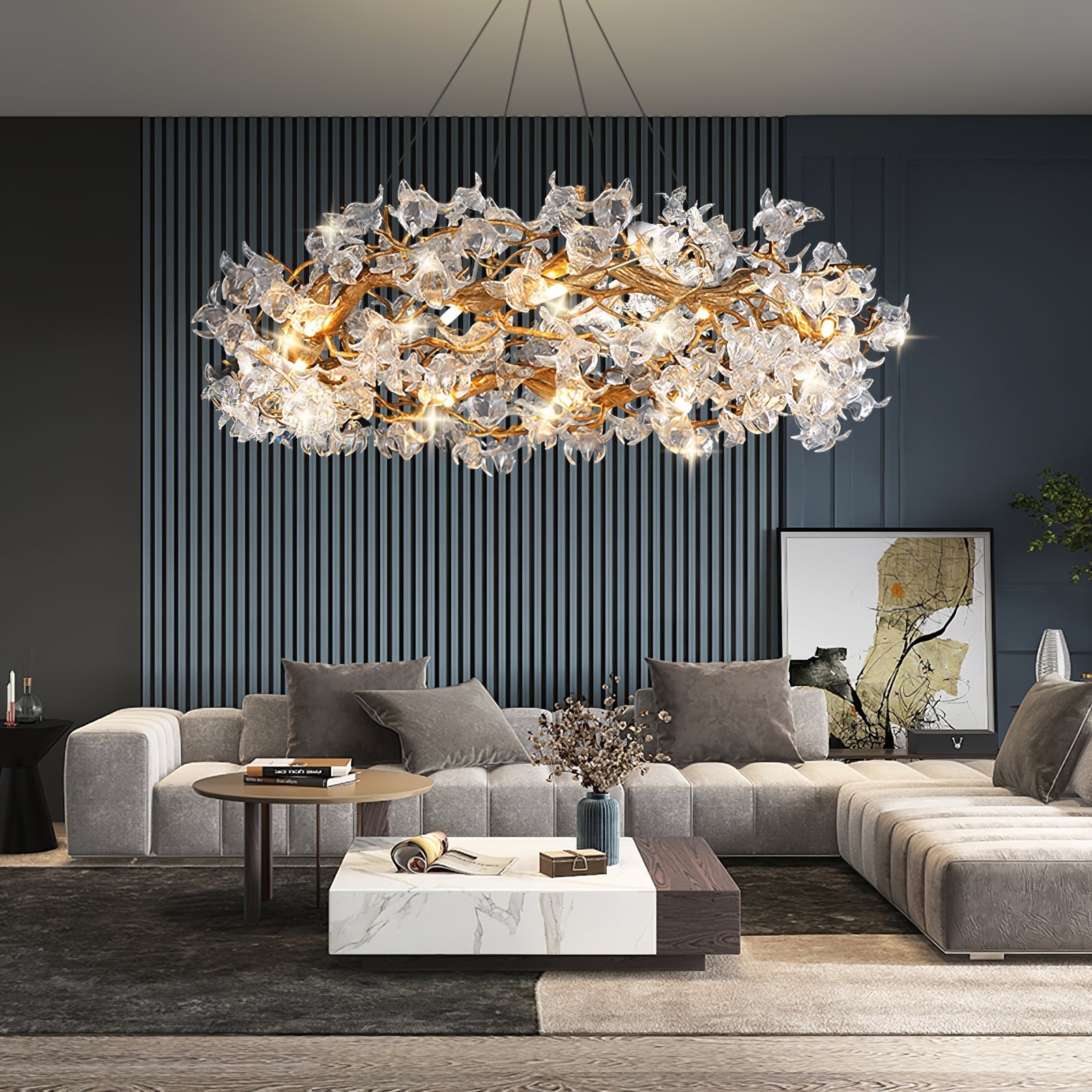 Hibiscus Flower Chandelier - Nuvé