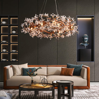 Hibiscus Flower Chandelier - Nuvé