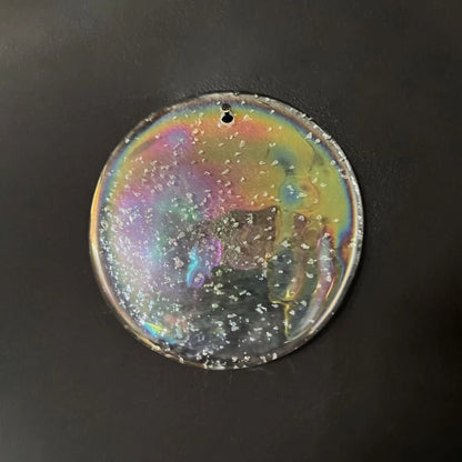 Elegant Murano Disc Iridescent Chandelier - Nuvé