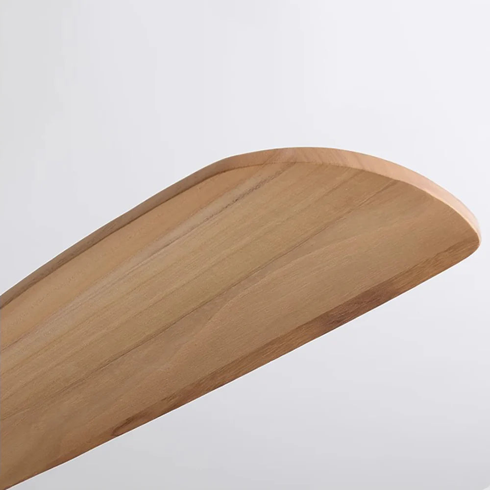 Hugger Wood Blade Ceiling Fan Lamp - Nuvé