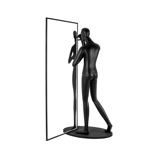 Human Mirror Sculpture Floor Lamp - Nuvé