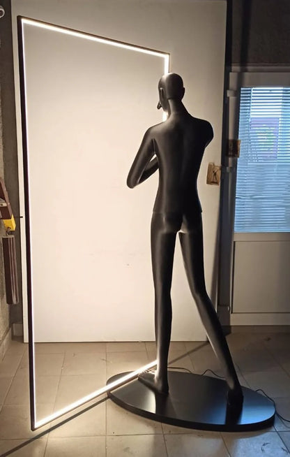 Human Mirror Sculpture Floor Lamp - Nuvé