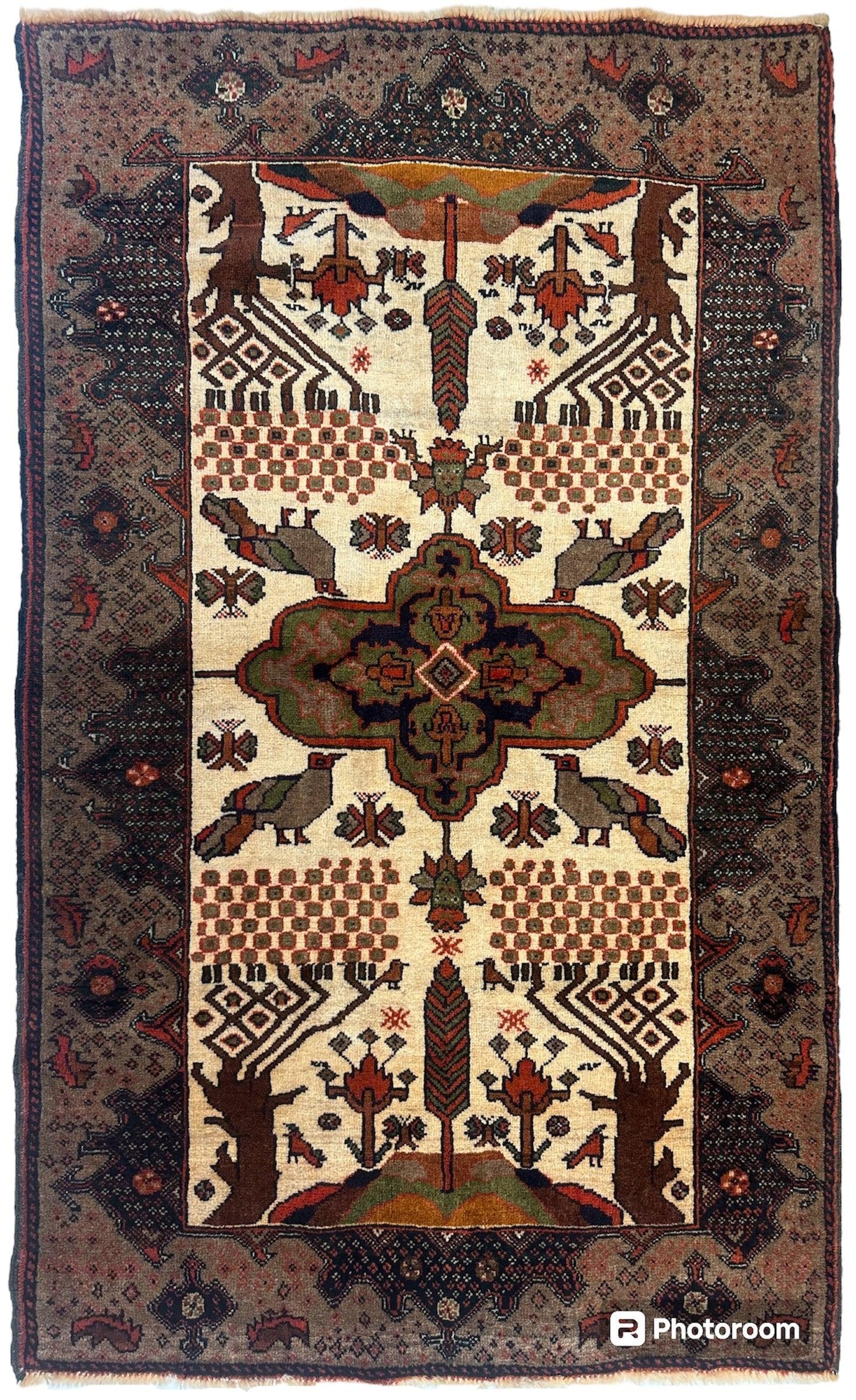 Antique Persian Baloch, Baluch Rug 2’10 x 4’8” - Nuvé