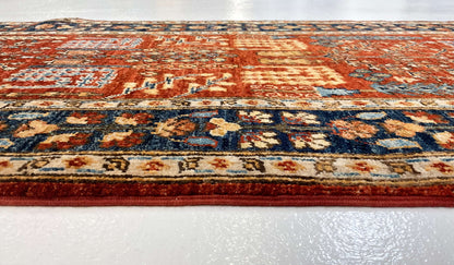 Espalier (2'08"x13' Runner) rust/navy
