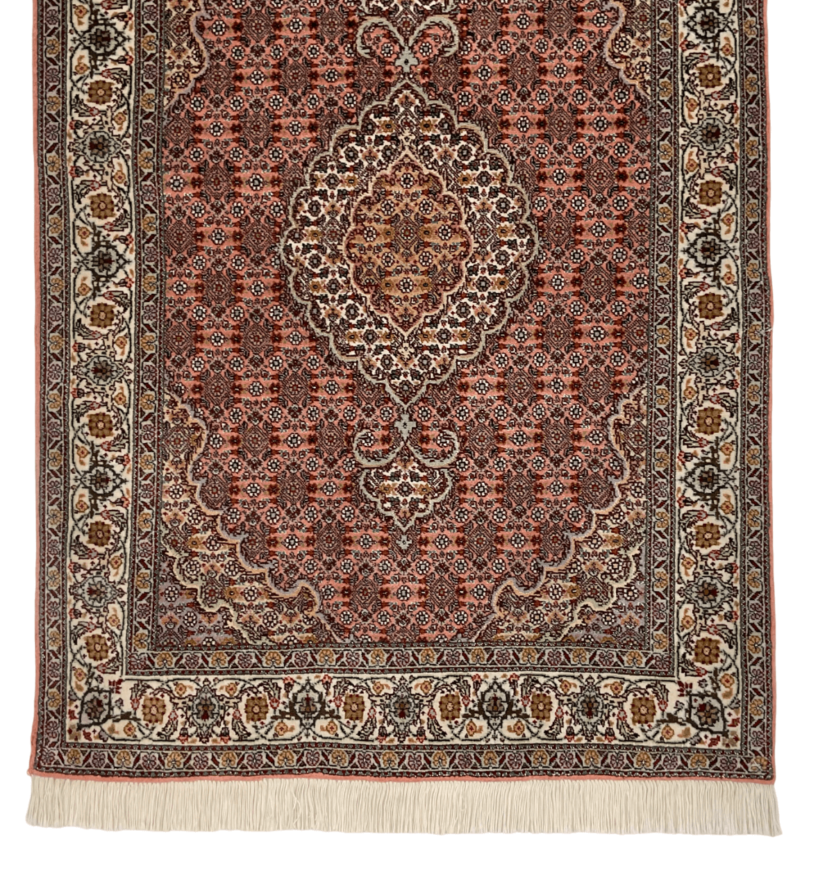 Persian Tabriz (2'09"x10'02") peach/ivory - Nuvé
