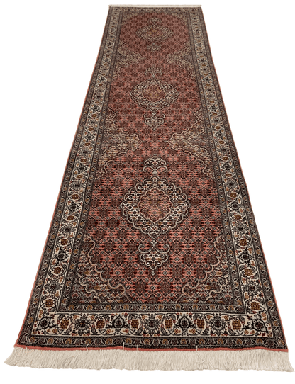Persian Tabriz (2'09"x10'02") peach/ivory - Nuvé